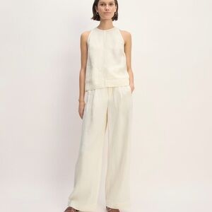 Everlane The Linen Way-High Drape Pant